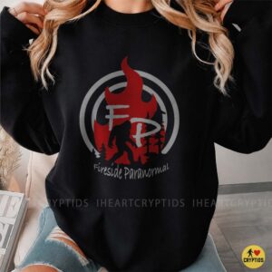 Fireside Paranormal Bigfoot Forest Fire Paranormal Investigation Shirt