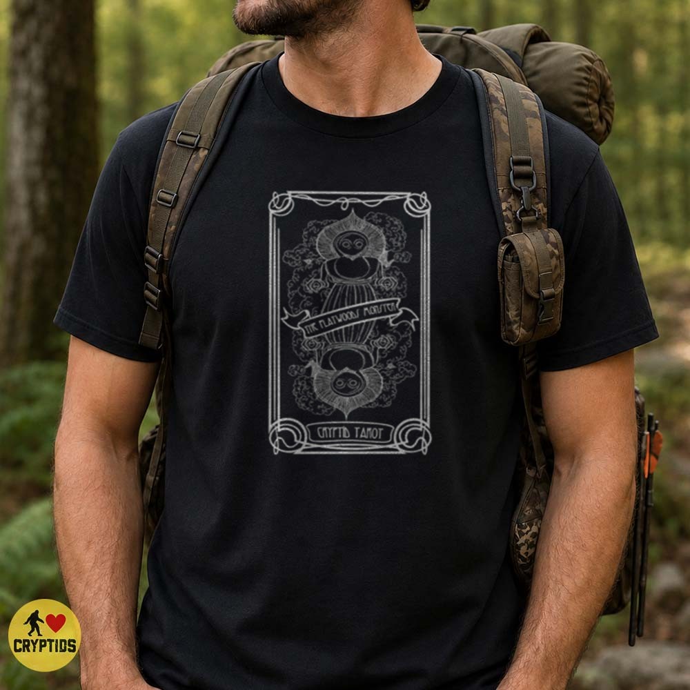 Flatwoods Monster Cryptid Tarot Card Occult Art Paranormal Witchy T-Shirt 1 Flatwoods Monster Cryptid Tarot Card Occult Art Paranormal Witchy Shirt
