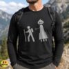 Flatwoods Monster Hiker Warning Sign Funny Shirt