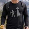 Flatwoods Monster Hiker Warning Sign Funny Shirt