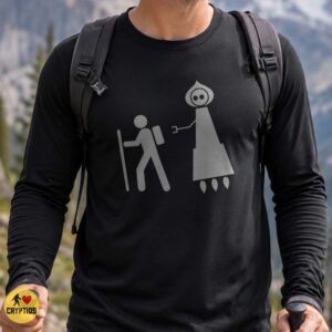 Flatwoods Monster Hiker Warning Sign Funny Shirt