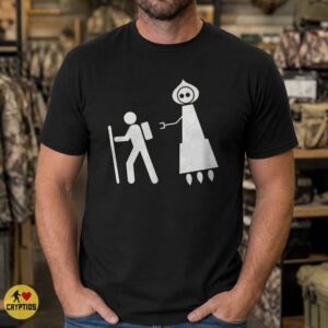 Flatwoods Monster Hiker Warning Sign Funny Shirt