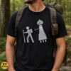 Flatwoods Monster Hiker Warning Sign Funny Shirt