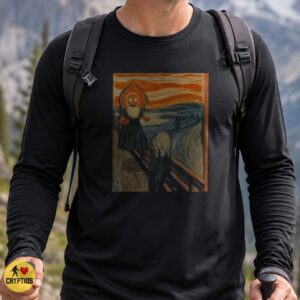 Flatwoods Monster The Scream Munch Art Parody Funny Shirt