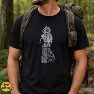 Flatwoods Monster Vintage Black And White Cryptid Shirt
