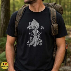Flatwoods Monster West Virginia Cryptid Detailed Ink Art Shirt