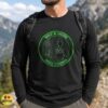 Flatwoods Monster Wild And Weird West Virginia Neon Green Cryptid Badge Shirt