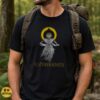 Flatwoods Monster Yellow Halo Skeleton Robes Cryptid Shirt