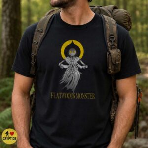 Flatwoods Monster Yellow Halo Skeleton Robes Cryptid West Virginia Art T-Shirt 7 Flatwoods Monster Yellow Halo Skeleton Robes Cryptid Shirt