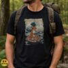Fox Gamer Sushi Great Wave Hokusai Japanese Woodblock Funny Art T-Shirt 7 Fox Gamer Sushi Great Wave Hokusai Japanese Woodblock Funny Shirt