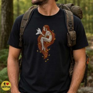 Fox Mask Woman Kitsune Spirit Japanese Yokai Shirt