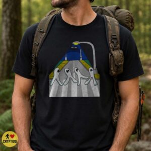 Fresno Nightcrawler Abbey Road Crosswalk Funny Cryptid California T-Shirt 6 Fresno Nightcrawler Abbey Road Crosswalk Funny Shirt