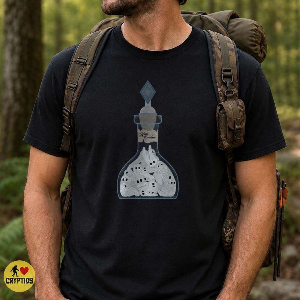 Fresno Nightcrawler Night Crawlers Potion Bottle Cryptid Paranormal Cute T-Shirt 2 Fresno Nightcrawler Night Crawlers Potion Bottle Cryptid Paranormal Cute Shirt