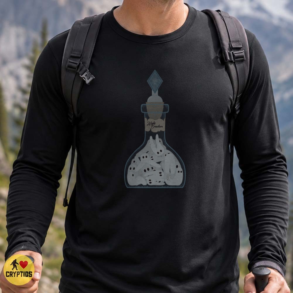 Fresno Nightcrawler Night Crawlers Potion Bottle Cryptid Paranormal Cute T-Shirt 1 Fresno Nightcrawler Night Crawlers Potion Bottle Cryptid Paranormal Cute Shirt
