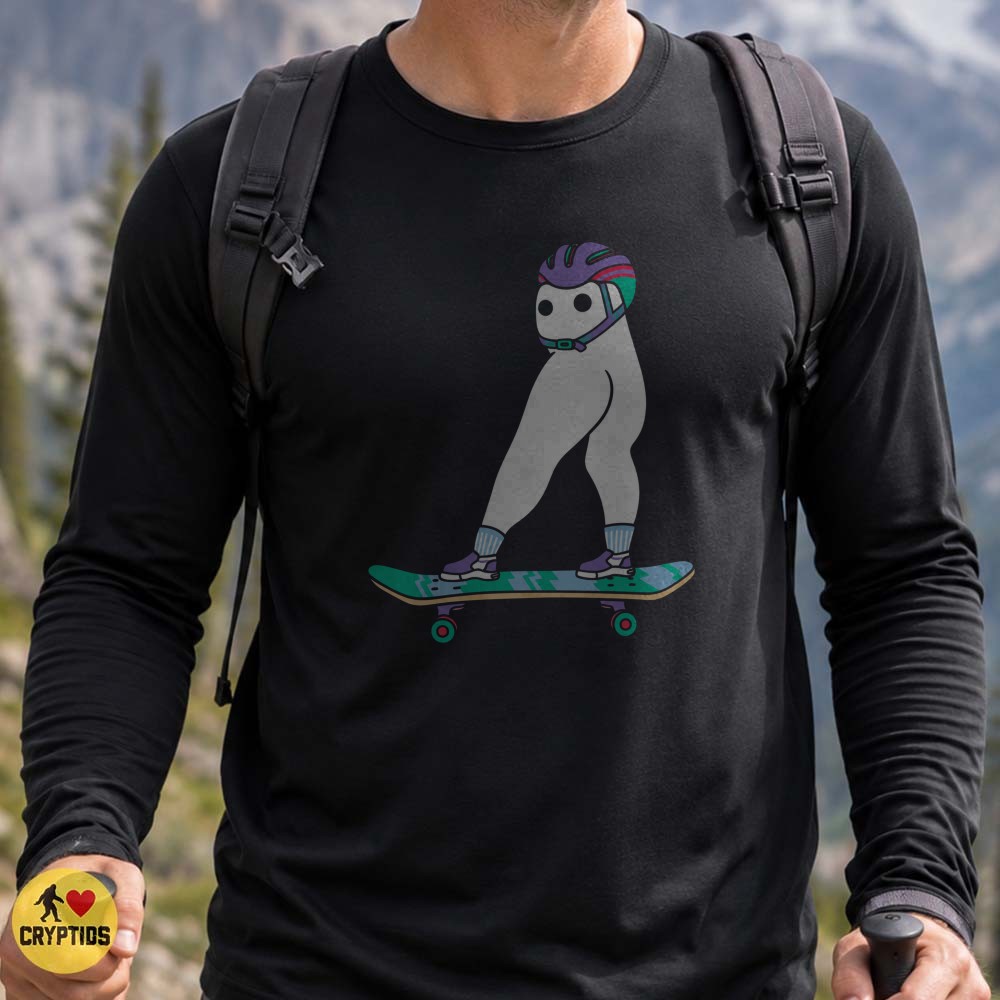 Fresno Nightcrawler Skateboarding Helmet Retro 80s Cryptid Funny T-Shirt 4 Fresno Nightcrawler Skateboarding Helmet Retro 80s Cryptid Funny Shirt