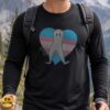 Fresno Nightcrawler Trans Pride Flag Cute Cryptid LGBT Shirt
