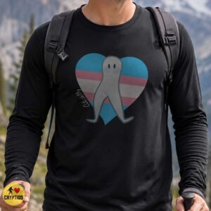 Fresno Nightcrawler Trans Pride Flag Cute Cryptid LGBT Shirt