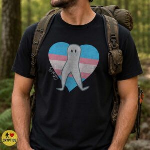 Fresno Nightcrawler Trans Pride Flag Cute Cryptid LGBT Shirt