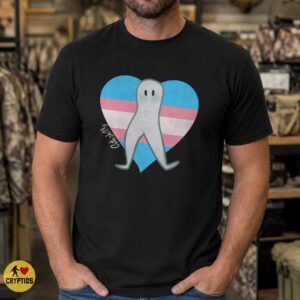 Fresno Nightcrawler Trans Pride Flag Cute Cryptid LGBT Shirt