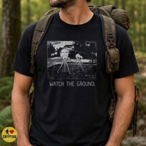 Fresno Nightcrawlers CCTV Watch the Ground Security Footage Cryptid Shirt