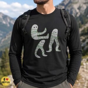 Fresno Nightcrawlers Christmas Lights Holiday Cryptid Funny T-Shirt 5 Fresno Nightcrawlers Christmas Lights Holiday Cryptid Funny Shirt