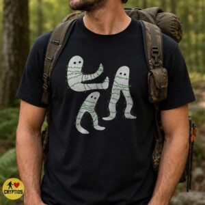 Fresno Nightcrawlers Christmas Lights Holiday Cryptid Funny Shirt