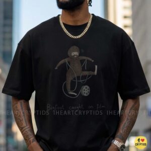Funny Bigfoot Caught On Film Cryptid Camera Shirt