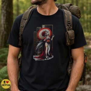 Geisha Kitsune Woman Japanese Yokai Fantasy T-Shirt 7 Geisha Kitsune Woman Japanese Yokai Fantasy Shirt