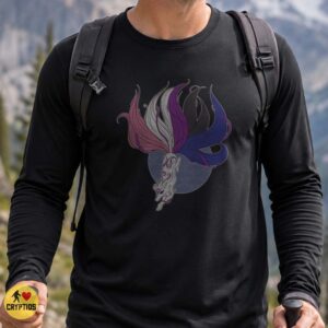 Genderfluid Pride Kitsune Fox Japanese Yokai T-Shirt 7 Genderfluid Pride Kitsune Fox Japanese Yokai Shirt