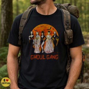 Ghoul Gang Elvira Morticia Bride Of Frankenstein Halloween Shirt