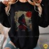 Gorilla Samurai Warrior Red Armor Katana Japanese Sunset Funny Shirt