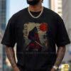 Gorilla Samurai Warrior Red Armor Katana Japanese Sunset Funny Shirt