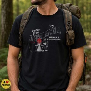 Greetings From Appalachia Flatwoods Monster Mothman Bigfoot Cryptid T-Shirt 7 Greetings From Appalachia Flatwoods Monster Mothman Bigfoot Cryptid Shirt