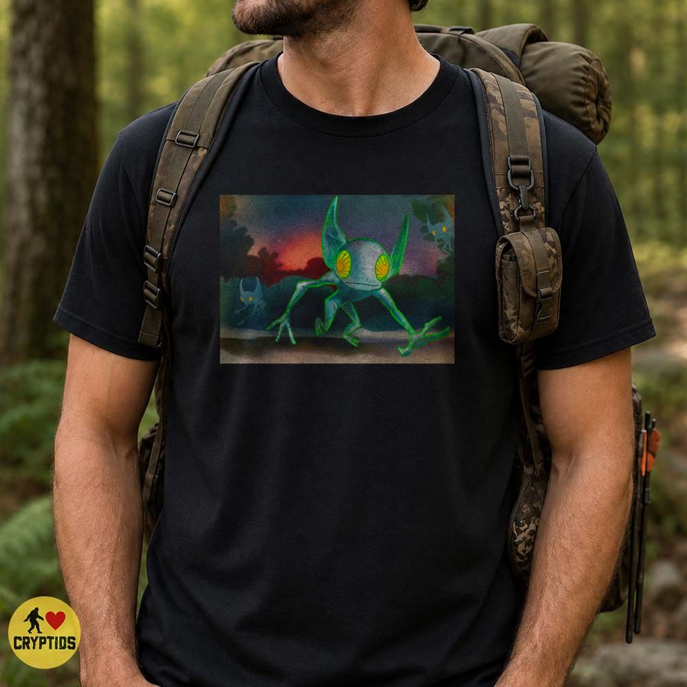 Hopkinsville Goblins Little Green Men UFO Encounter Cryptid Paranormal T-Shirt 1 Hopkinsville Goblins Little Green Men UFO Encounter Cryptid Paranormal Shirt