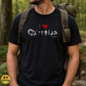 I Love Cryptids Bigfoot Alien Jackalope Nessie Cryptid Life Shirt