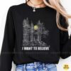 I Want To Believe Bigfoot Forest Full Moon Night Cryptid Believer Camping T-Shirt 9 I Want To Believe Bigfoot Forest Full Moon Night Cryptid Believer Camping Shirt