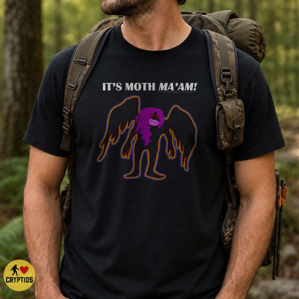 It’s Moth Ma’am Funny Mothman Cryptid Pride T-Shirt 2 It’s Moth Ma’am Funny Mothman Cryptid Pride Shirt
