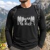 Jackalope Bigfoot Mothman Wendigo Cryptid Silhouette Four Panel Art T-Shirt 9 Jackalope Bigfoot Mothman Wendigo Cryptid Silhouette Four Panel Art Shirt