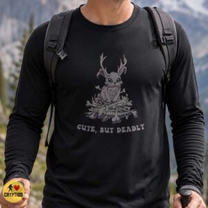 Jackalope Cute But Deadly Sitting on Bones Funny Cryptid T-Shirt 7 Jackalope Cute But Deadly Sitting on Bones Funny Shirt