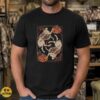 Jackalope Halloween Yin Yang Pumpkin Mushroom Spooky Shirt