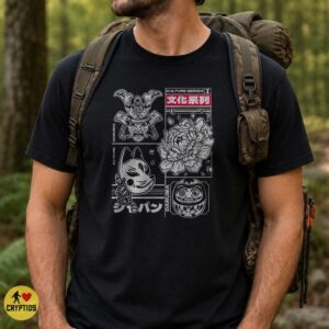 Japanese Culture Series Kitsune Samurai Daruma Yokai T-Shirt 6 Japanese Culture Series Kitsune Samurai Daruma Yokai Shirt