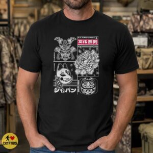 Japanese Culture Series Kitsune Samurai Daruma Yokai T-Shirt 7 Japanese Culture Series Kitsune Samurai Daruma Yokai Shirt