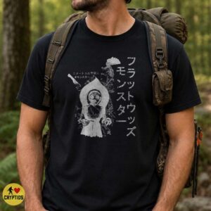 Japanese Flatwoods Monster Retro Alien Cryptid Poster Shirt