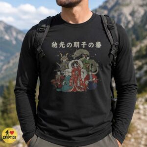 Japanese Kitsune Samurai Dragon Folklore Ukiyo-E Shirt