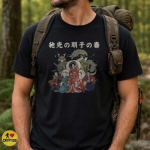 Japanese Kitsune Samurai Dragon Folklore Ukiyo-E T-Shirt 6 Japanese Kitsune Samurai Dragon Folklore Ukiyo-E Shirt