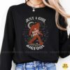 Just A Girl Who Loves Bigfoot Cute Sasquatch Shirt