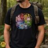 Kawaii Yokai Squad Kitsune Maneki Neko Kappa Oni Tanuki Japanese Shirt