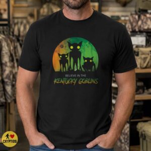 Kentucky Goblins Believe In The Kentucky Goblins Cryptid Glowing Eyes Shirt