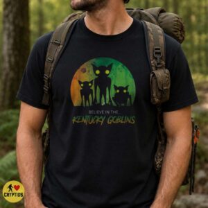 Kentucky Goblins Believe In The Kentucky Goblins Cryptid Glowing Eyes Shirt