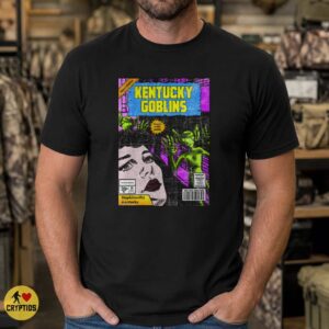 Kentucky Goblins Hopkinsville Alien Cryptid Retro Comic Book Shirt